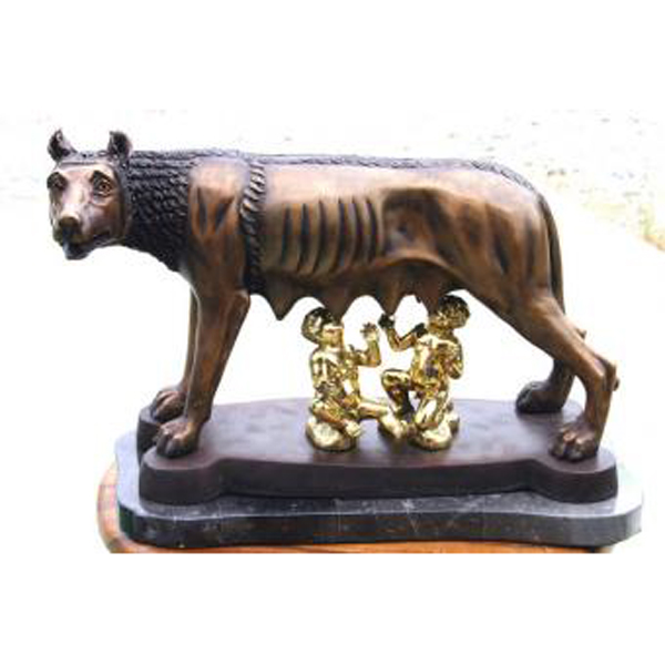 Bronze Capitoline Wolf, Romulus and Remus Bronze Capitoline Wolf, Romulus and Remus